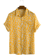 Herenmode Korte Mouw Bedrukt Overhemd Zomermouw Heren Casual Overhemd