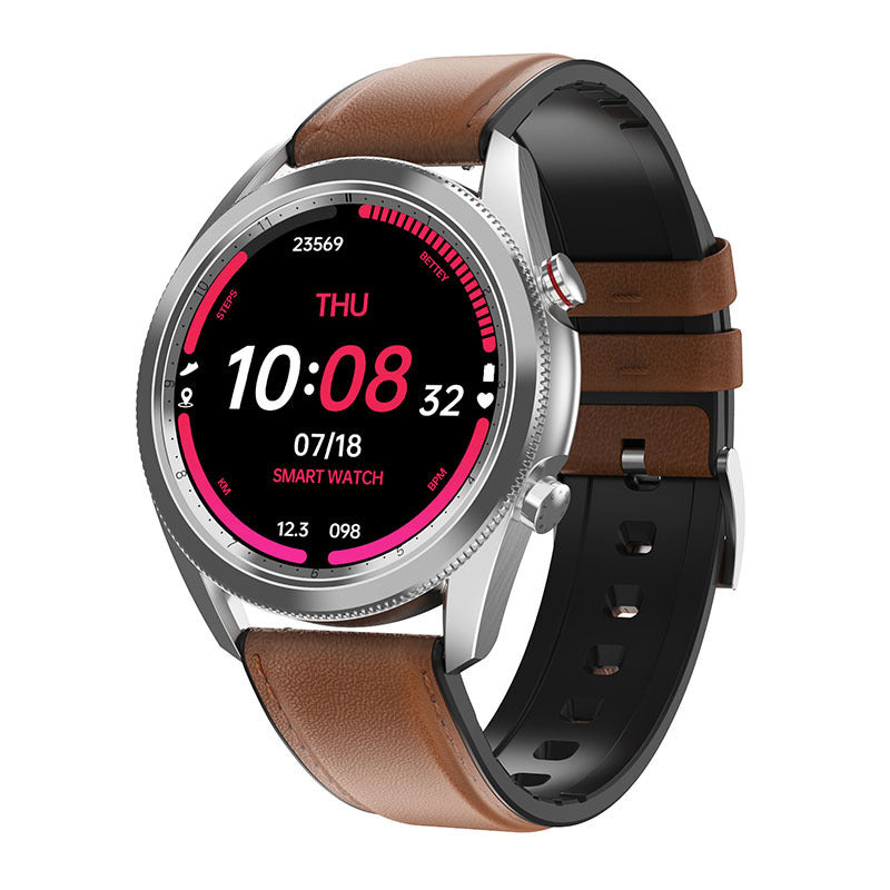 Orologio intelligente Bluetooth con chiamata e composizione, braccialetto sportivo multifunzione con frequenza cardiaca