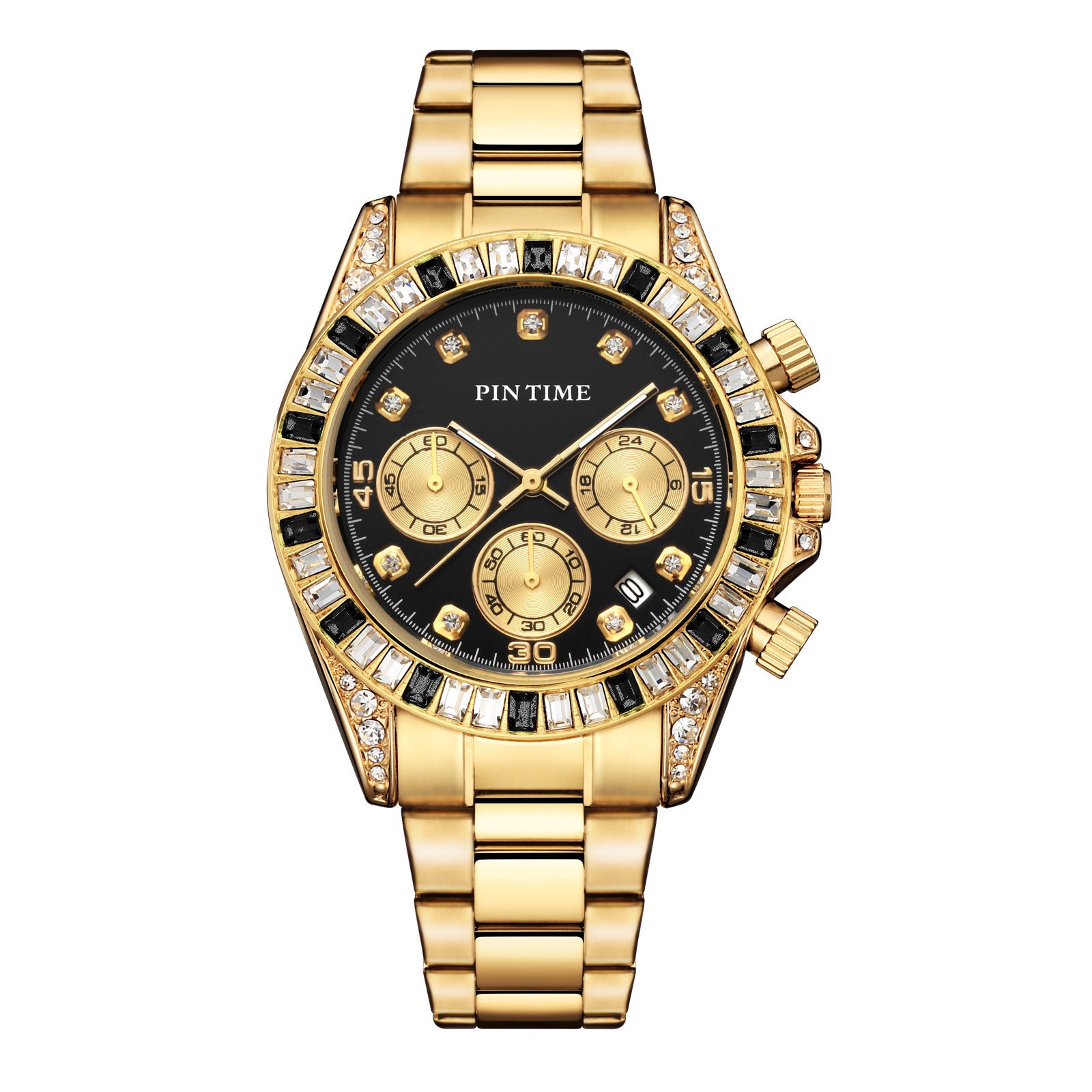 Mode stalen band horloge voor mannen en vrouwen