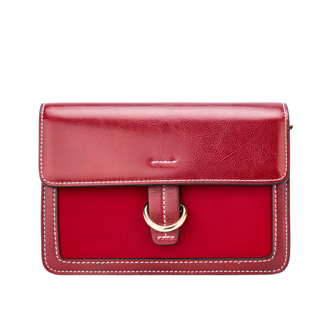 Women's Fashionable Shoulder Bag Multi Pocket Original Leather Large Capacity Women's Cowhide Diagonal Crossbody Bag