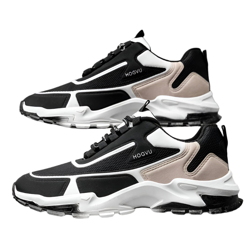 Men's Fashionable Breathable Sneaker Mesh Running Casual Sports Shoes Comfortable Mesh Upper Lining Men's Shoes