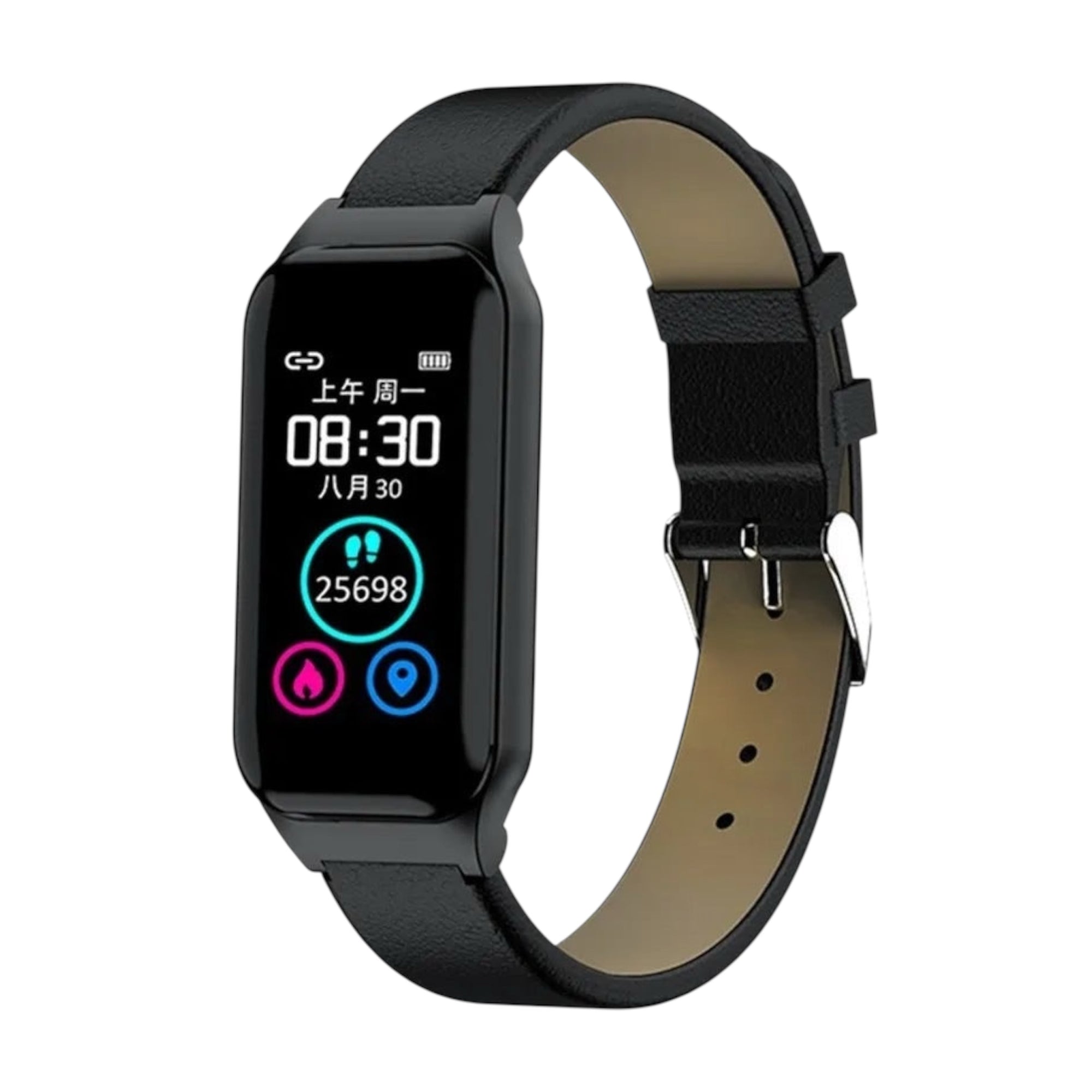 Smartwatch Fitness Tracking Smartwatch voor Android IOS Hartslagmeter Bloeddrukmeter Bluetooth Headset Twee-in-één Band Smartwatch