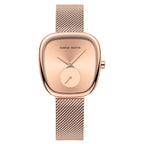 Hannah 2023 HM-1251 Fashion Women's Fine Steel Milan Mesh Belt Quartz Watch Creative Fashionable Women Quartz  Watch