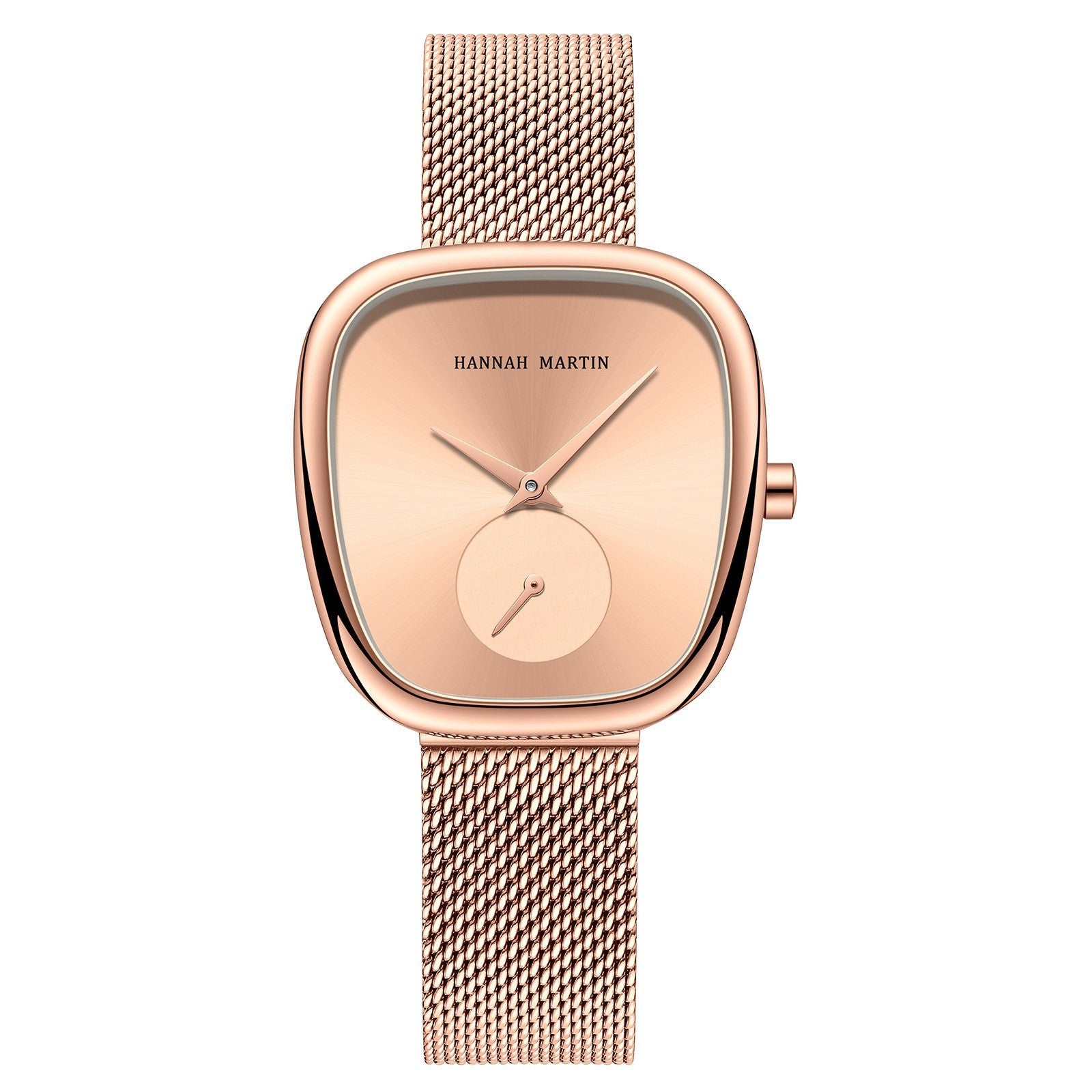 Hannah 2023 HM-1251 Fashion Women's Fine Steel Milan Mesh Belt Quartz Watch Creative Fashionable Women Quartz  Watch
