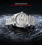 NEW 2025 CADISEN New Mens Automatic Mechanical Watch Luxury Brand Sapphire Luminous MIYOTA 8215 100M Waterproof Men's Watch