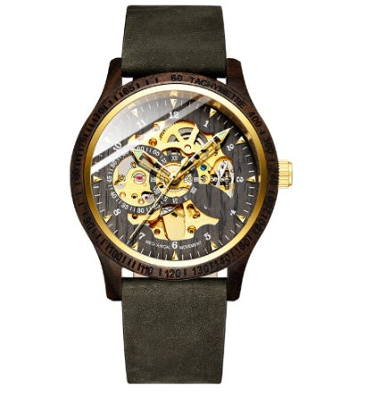 Orologio meccanico completamente automatico impermeabile e alla moda
