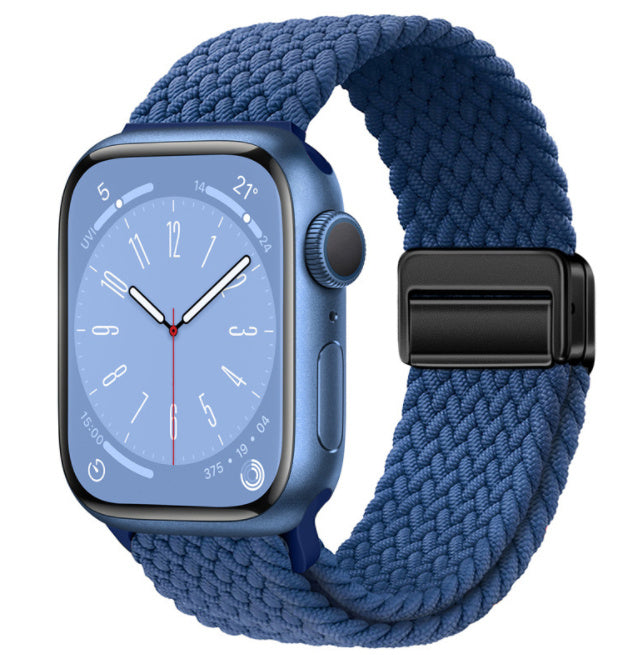 Smart Apple Watch Band Braided Solo Loop Band Magnetic Buckle Band MultiFunction Sports Mode iWatch - Acquisti Online
