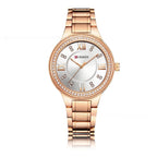 CURREN 9004 Women Quartz Watch Fashion Diamond Dress Bracelet Ladies Watches Quartz Women's Wrist Watch - Acquisti Online
