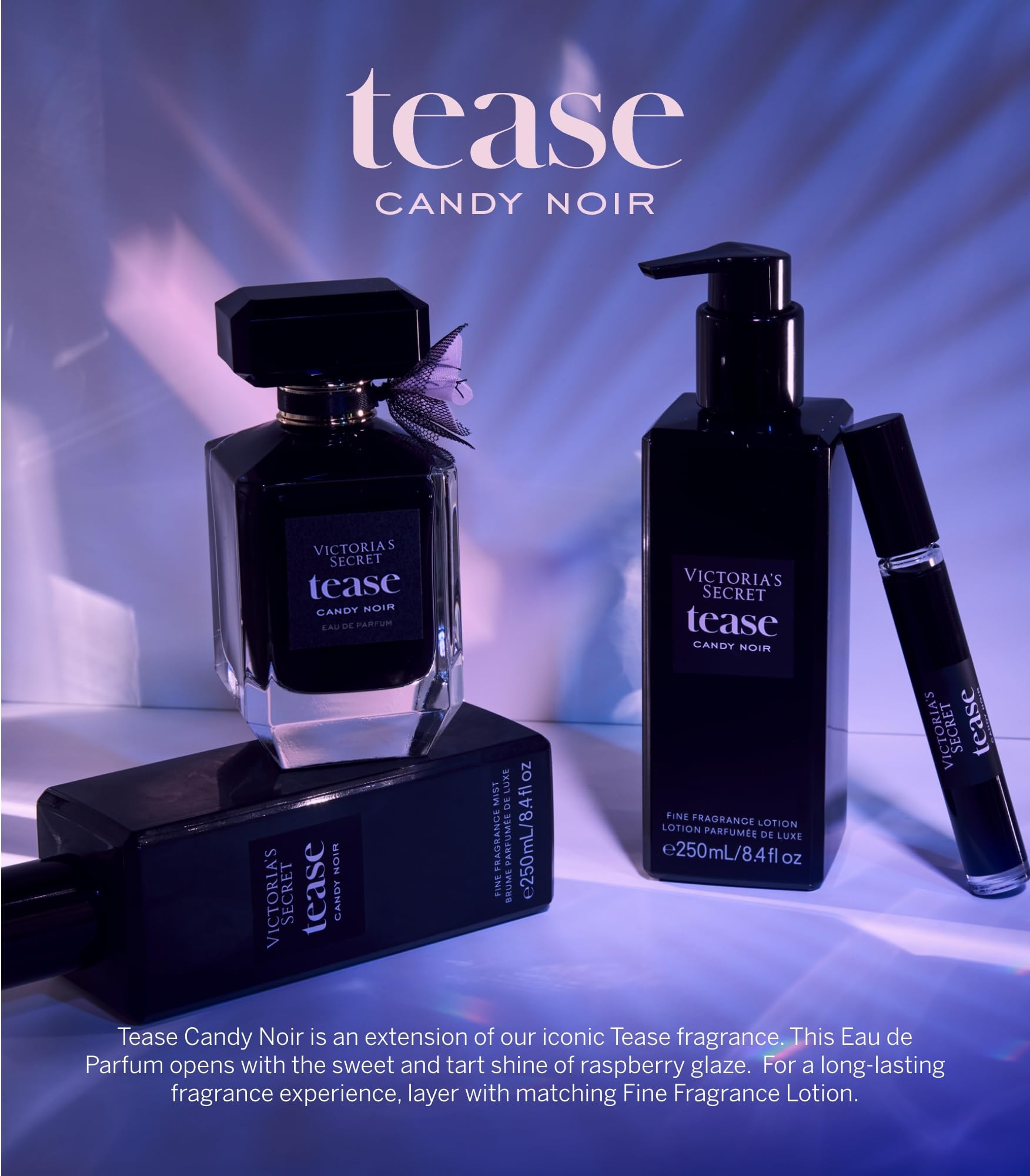 Victoria's Secret Tease Eau de Parfum, Notes of White Gardenia, Anjou Pear & Black Vanilla, Perfumes for Women (3.4 oz)