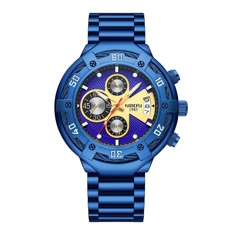 Nieuw multifunctioneel herenhorloge, mode-zakelijk quartzhorloge