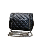 Women's Fashionable Shoulder Lingge Chain Bag Original Leather Large Capacity Crossbody Bag Women's Shoulder Bag