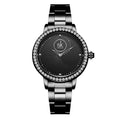 SHENGKE SK Dames Luxe Horloge Roestvrijstalen Band Modieuze Horloges Damespols Japans Uurwerk Quartz Horloge