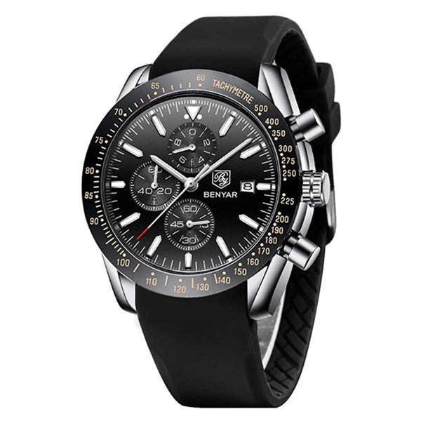 Explosive Watch Heren Multifunctioneel Waterdicht Sport Quartz Horloge