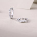 Diamond Set Moissanite Silver Earrings Luxury Fashion Diamond Earrings Stud Earrings