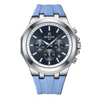 Orologio sportivo da uomo al quarzo con cinturino in silicone