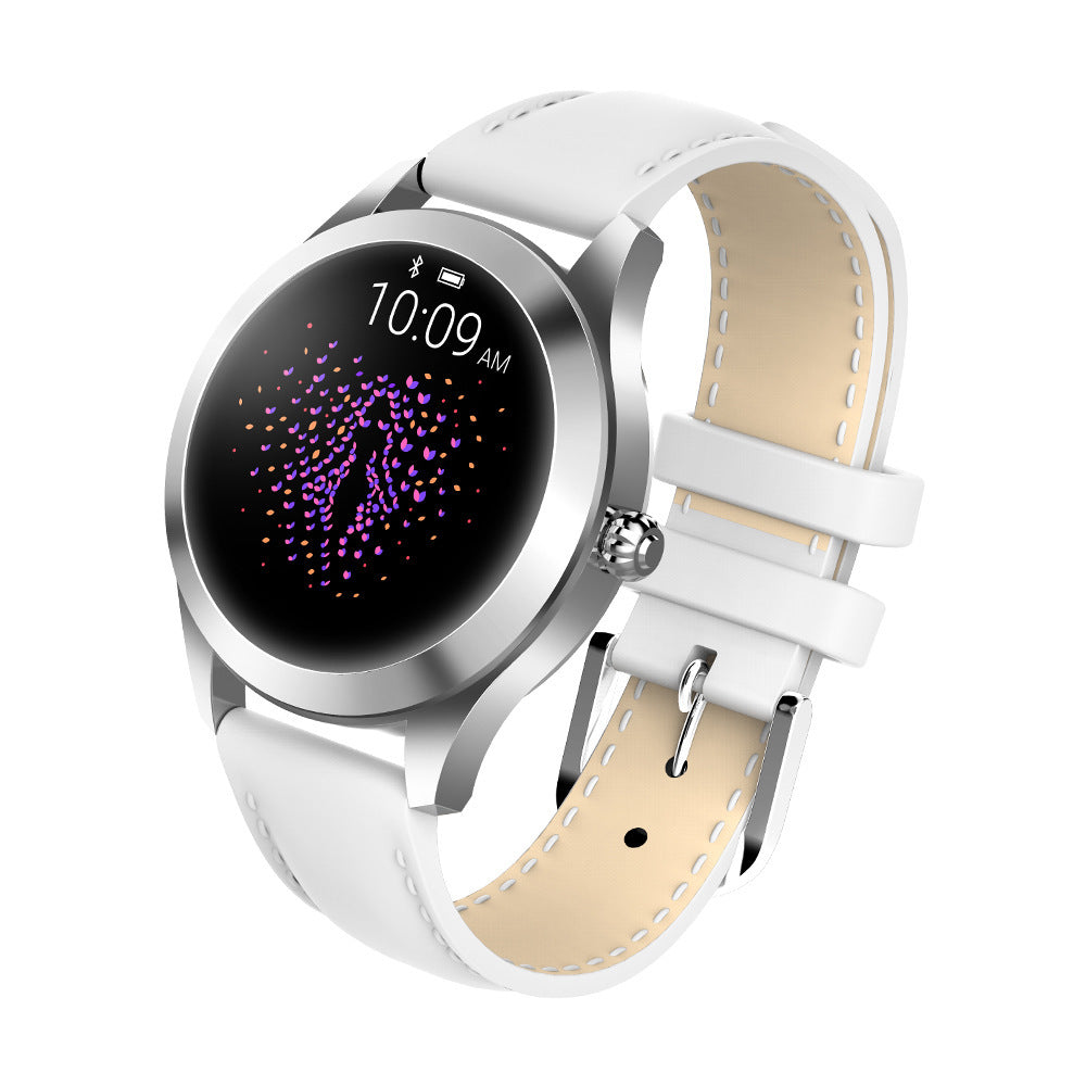 Orologio intelligente Bluetooth BT da donna con schermo HD, monitoraggio delle condizioni di salute, promemoria social, orologio intelligente alla moda