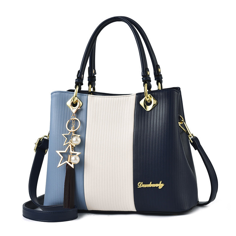 Women's Shoulder Bag Multi Pocket Large Capacity Women Handbag Fashionable Crossbody PU Women's Sling Shoulder Bag
