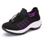 Women's Spring And Summer New Casual Flying Knit Sneakers - Acquisti Online