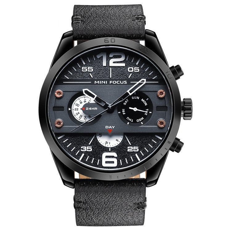 Multifunctioneel waterdicht heren quartzhorloge