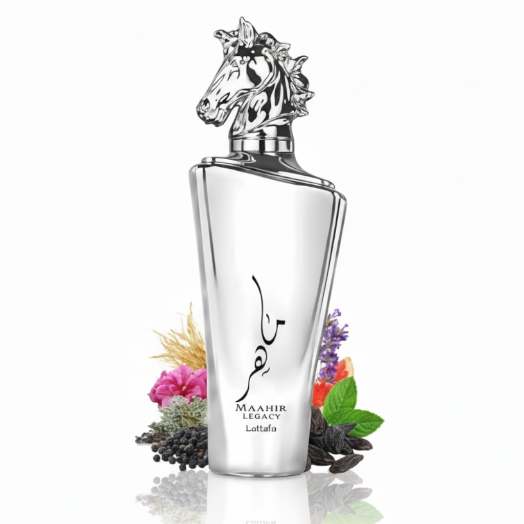 Lattafa Maahir Legacy - Aromatic Spicy, Citrus, Amber Wood - Eau de Parfum Long-Lasting Fragrance for Men, 3.40 Ounce / 100 ml - Acquisti Online