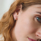 Women Luxury Earrings High Quality Elegant Sparkly Diamond Hoops Gold Plated S925 Silver Zircon Hoop Women Earrings