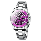 BIDEN Women's Stainless Steel Quartz Watch Fashion Multifunctional Quartz Waterproof Business Women's Watch