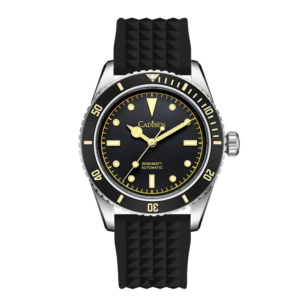 CADISEN Mens Automatic Watch Mechanical NH35 Movement Waterproof Sapphire Glass Casual Business Watches