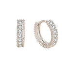 S925 Silver Earrings Female Inlaid D Color Moissanite Ear Ring