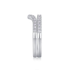 Crown Diamond Ring Luxury And Stylish Moissanite Silver Ring