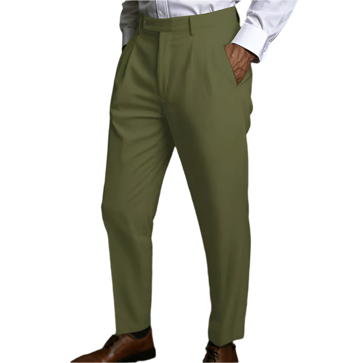 Men's Linen Pocket Flat Comfortable Breathable Trousers