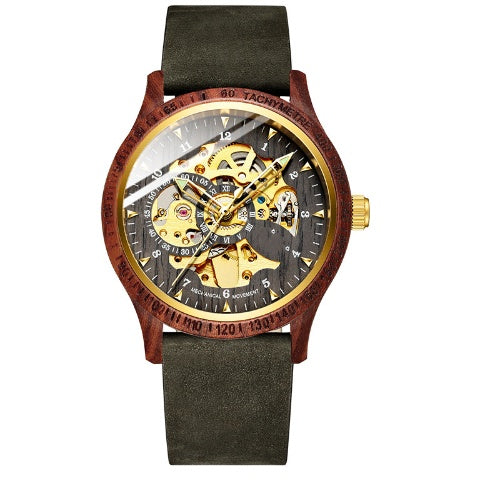 Orologio meccanico completamente automatico impermeabile e alla moda