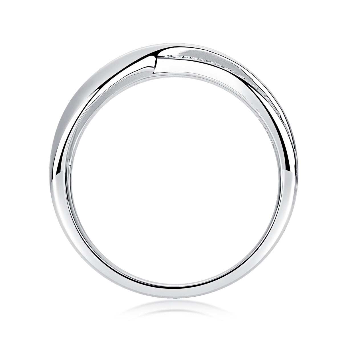 Wrap Around The Diamond Ring Luxury Fashion Set Moissanite Silver Ring