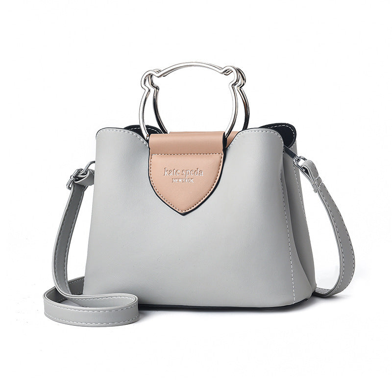 Women's Handbag Fashionable Large Capacity Women Shoulder Bag Simple Contrast Color Women's Casual Shoulder Bag