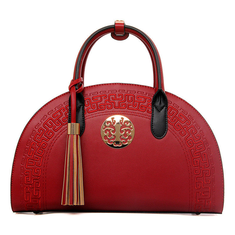 women''s shoulder bag versatile messenger bag soft handle handbag