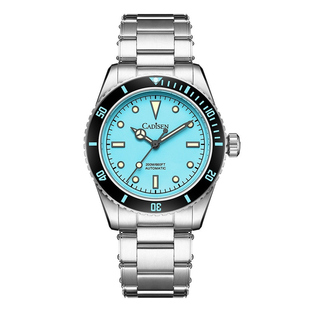 CADISEN Mens Automatic Watch Mechanical NH35 Movement Waterproof Sapphire Glass Casual Business Watches