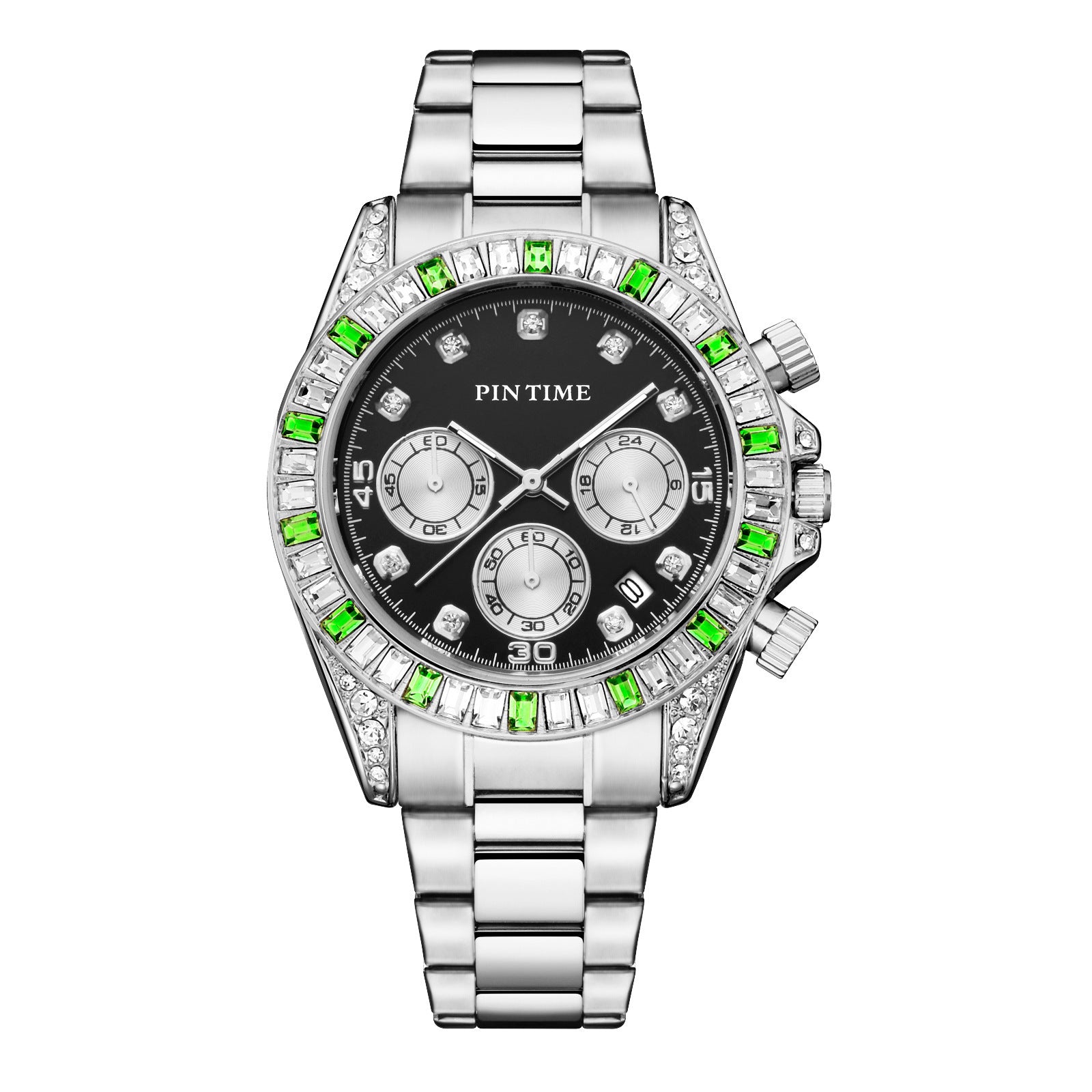 Mode stalen band horloge voor mannen en vrouwen