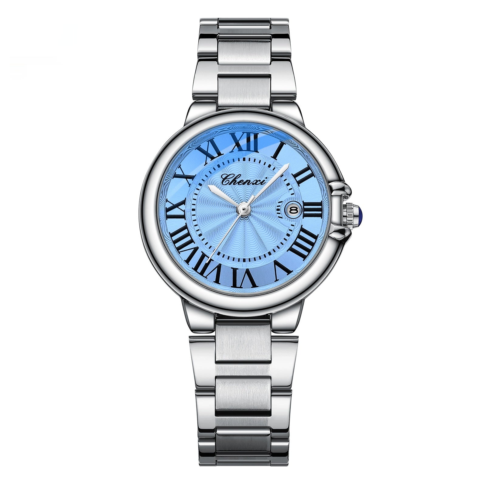 CHENXI Brand Luxury Fashion Women Quartz Watch Stainless Steel Wristwatches Quartz Waterproof Luminous Couple Watch