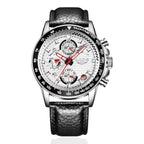 Explosief herenhorloge met sportkalender, waterdicht, multifunctioneel quartzhorloge
