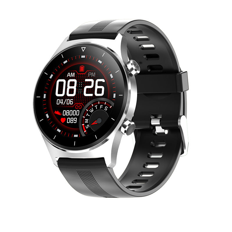 Smartwatch Uomo con Cinturino in Silicone Impermeabile Bluetooth