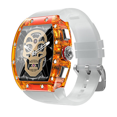 Nuovo orologio intelligente YD5 alla moda per uomo, design alla moda, smartwatch con cardiofrequenzimetro, fascia fitness impermeabile, schermo HD, orologio intelligente con voce AI NFC
