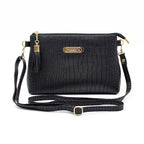 Women Fashion Alligator Pattern Shoulder Messenger Bags PU Leather Handbag Small Phone Purse Crossbody Bag