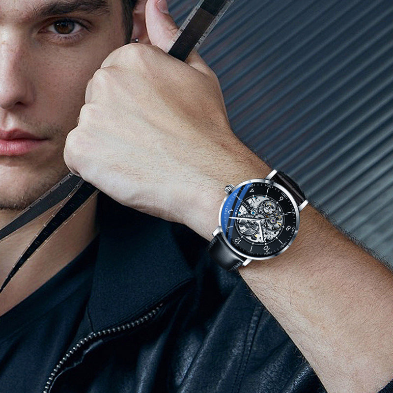TRSOYE TRS 8389 Luxury Fashion Hollow Automatic Man Watch - Acquisti Online