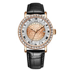 LIGE Original Women's Watch Top Luxury Fashion Watches Ladies Waterproof Leather Bracelet Quartz Woman Wristwatch - Acquisti Online