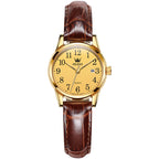 Couple OLEVS Classic Wrist Watch Men's Women Stainless Steel Leather Belt Fashionable  Quartz Casual Wristwatch
