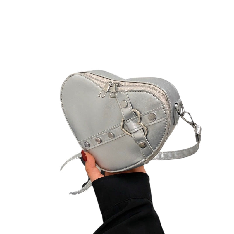 Women's Crossbody High-grade Heart-shaped Box Bag