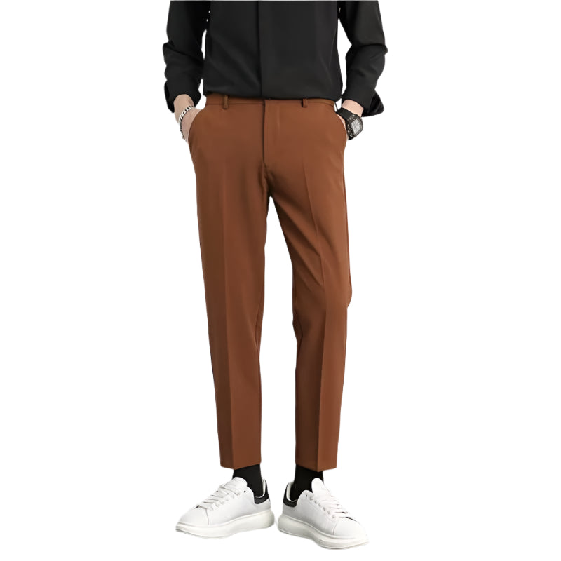 Men's Fashion Ankle-length Slim-fit Casual Pants