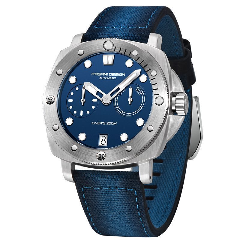 PAGANI DESIGN Nuovi orologi meccanici da uomo, orologio automatico di lusso per uomo, orologio sportivo impermeabile con quadrante con riserva di carica e specchio zaffiro.