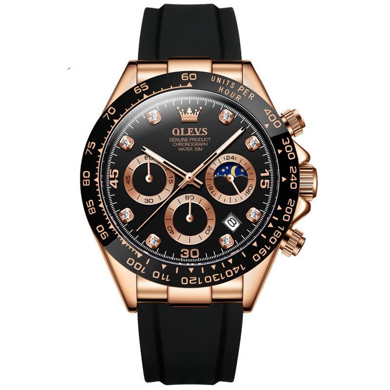 OLEVS Luxury Men Watch Quartz Man Watches Waterproof Luminous Top Brand Watch for Men Date Chronograph Sport Wristwatch