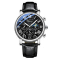 Men's Classic Fashion Watch Leather Strap Automatic Quartz Movement Waterproof Man New Fashion 2026 Watch - Acquisti Online