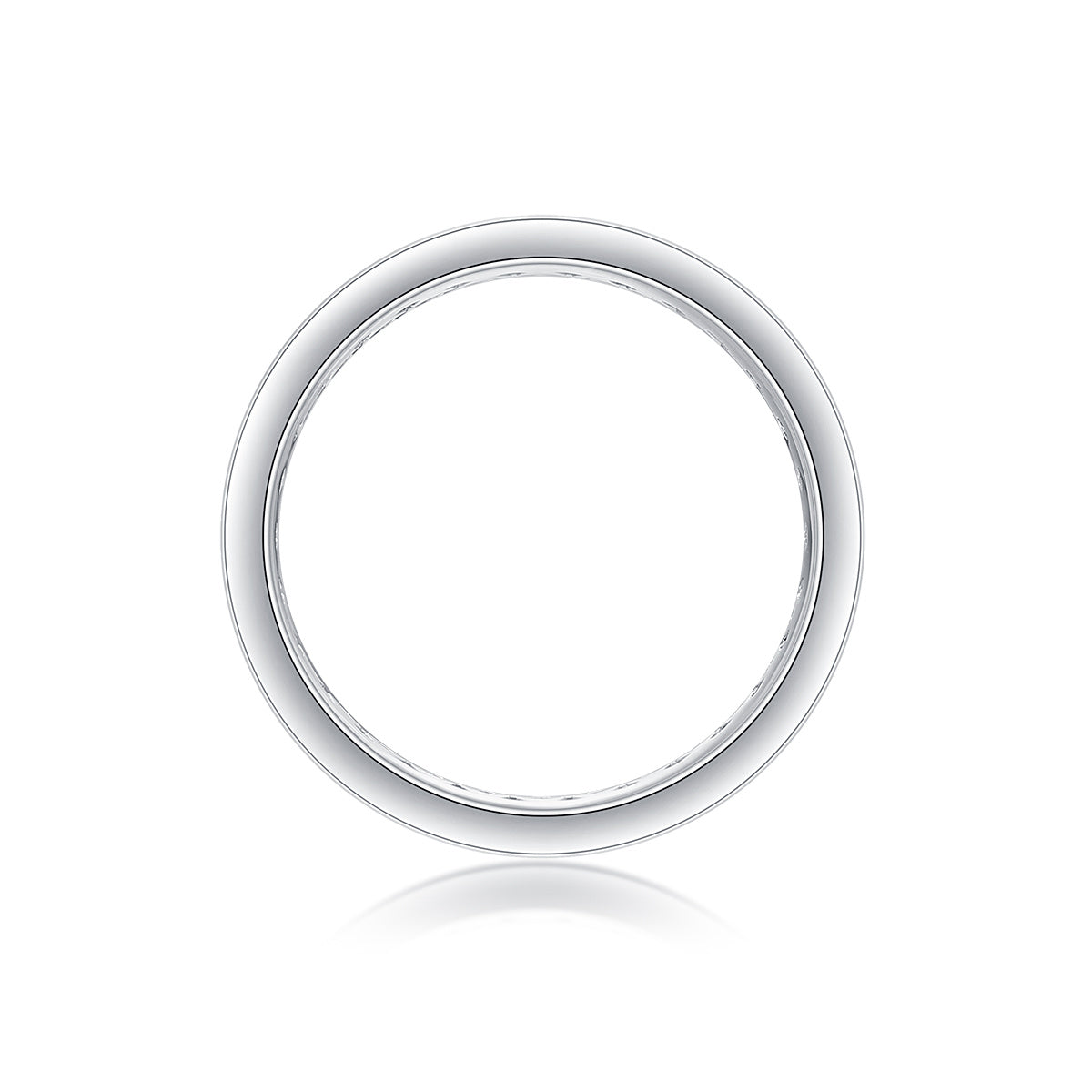 Diamond Ring Luxury Fashion Set Moissanite Silver Ring